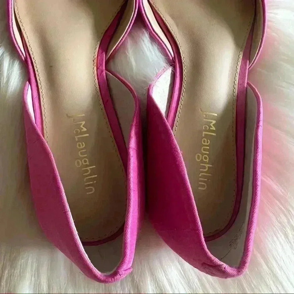 New J. McLaughlin Silk Pointy Shoes Sz 6 - Picture 9 of 10